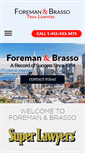 Mobile Screenshot of foremanandbrasso.com